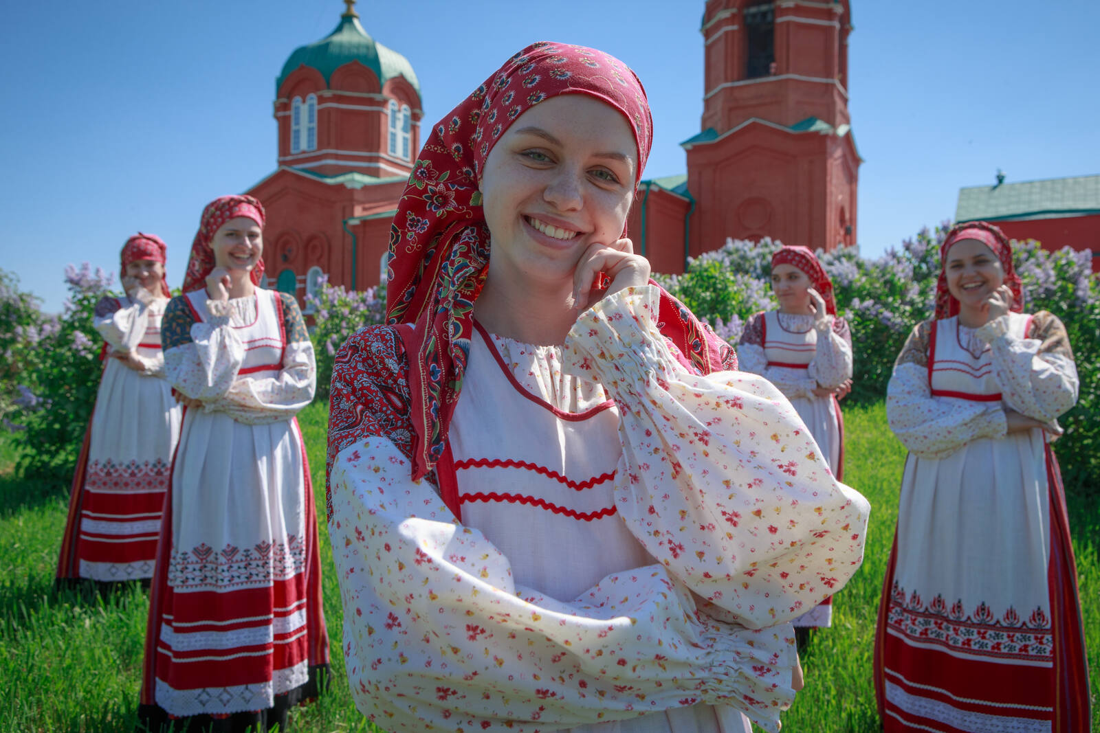 Фестиваль народных традиций «Былина» в с. Монастырщино. 2019 г. Фотограф Р. М. Солопов. Фотография предоставлена Музеем-заповедником «Куликово поле»